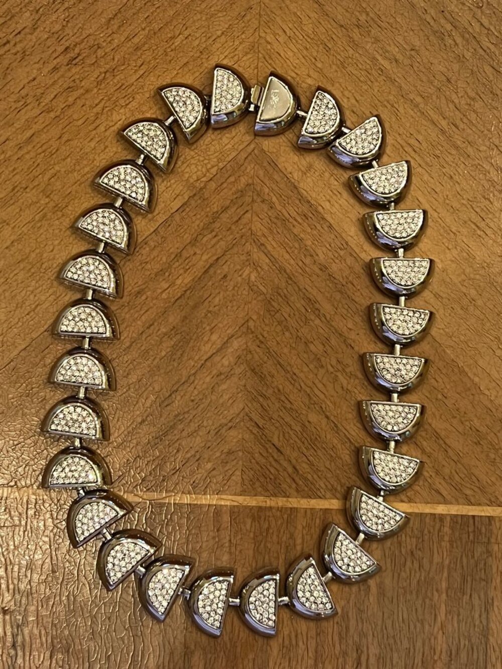 LELE SADOUGHI Metallic Celestial Galaxy Plated Crystal Eclipse Necklace